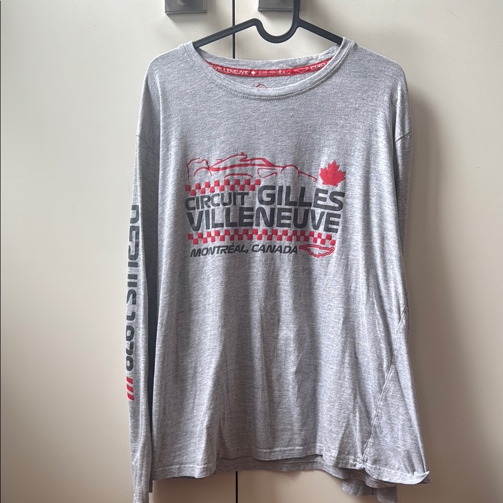 FORMULA 1 Canadian GP Circuit Gilles Villeneuve Long Sleeve Shirt